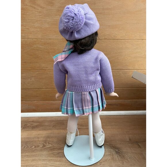 NWB Vintage 1992 Hamilton Collection Porcelain Doll CHRISTY ICE SKATER By Diane - Picture 4 of 8
